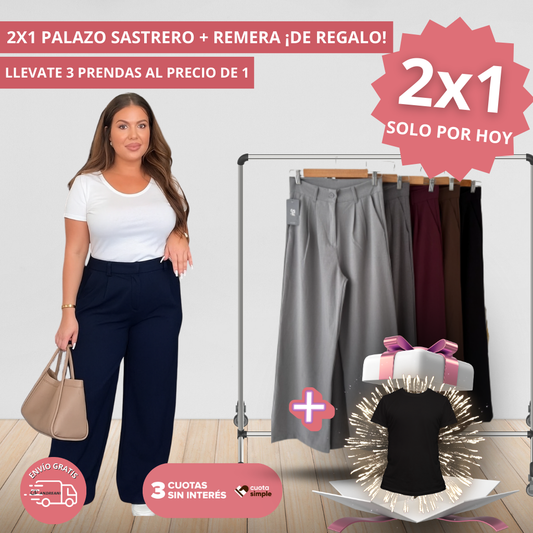 2x1 Palazos Sastreros Talles Especiales + Remera ¡GRATIS!