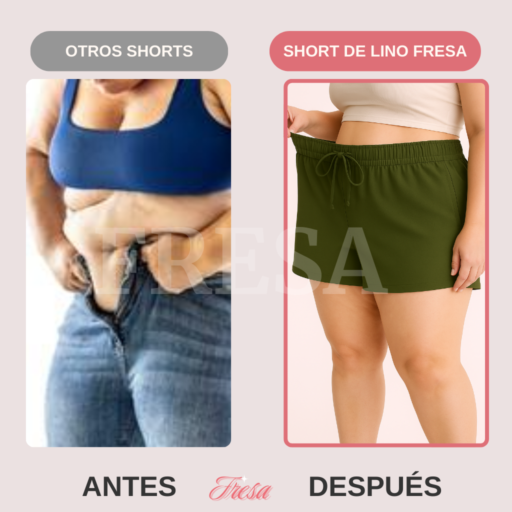 2X1 SHORT DE LINO ¡LLEVATE 2 AL PRECIO DE 1!