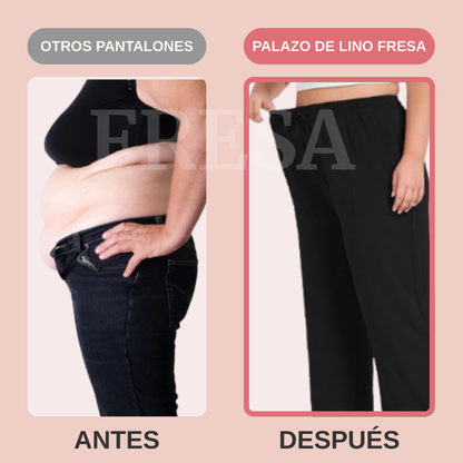 3X1 PALAZO DE LINO MOLDEADOR ¡LLEVATE 3 AL PRECIO DE 1!